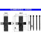Kit accessori, Pastiglia freno ATE - 13.0460-0123.2
