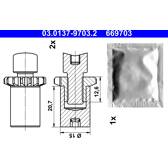 Kit d'accessoires (mâchoires de frein de stationnement) ATE - 03.0137-9703.2