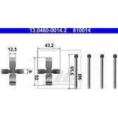 Kit d'accessoires (plaquette de frein) ATE - 13.0460-0014.2