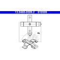Kit d'accessoires (plaquette de frein) ATE - 13.0460-0509.2