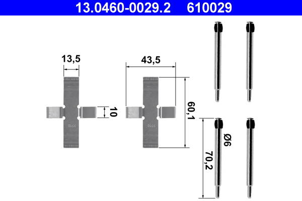 Accessory Kit, disc brake pad