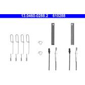 Kit de acessórios, pastilhas de travão ATE - 13.0460-0288.2
