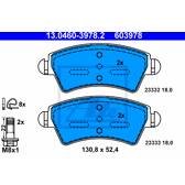 Kit pastiglie freno anteriore ATE - 13.0460-3978.2