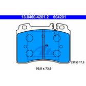 Kit pastiglie freno anteriore ATE - 13.0460-4201.2
