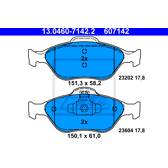 Kit pastiglie freno anteriore ATE - 13.0460-7142.2