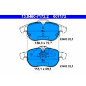 Kit pastiglie freno anteriore ATE - 13.0460-7172.2