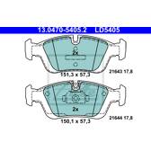 Kit pastiglie freno anteriore ATE - 13.0470-5405.2