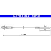 Koppelingkabel ATE - 24.3728-0106.2
