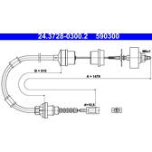 Koppelingkabel ATE - 24.3728-0300.2
