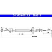 Koppelingkabel ATE - 24.3728-0515.2