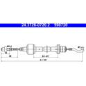 Koppelingkabel ATE - 24.3728-0720.2