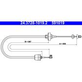 koppelingskabel ATE - 24.3728-1019.2