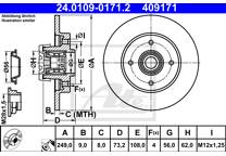 Brake disc (per unit)