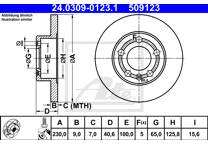 Brake disc set (2)