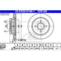 Brake disc set (2) ATE - 24.0320-0146.1