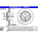 Brake disc set (2) ATE - 24.0320-0173.1