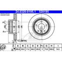 Brake disc set (2) ATE - 24.0320-0195.1
