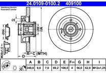 Brake disc (per unit)