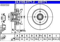 Brake disc (per unit)
