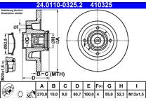 Brake disc (per unit)