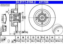 Brake disc (per unit)