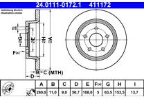 Brake disc set (2)