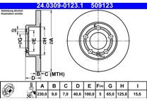 Brake disc set (2)