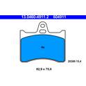 Rear brake pad set ATE - 13.0460-4911.2