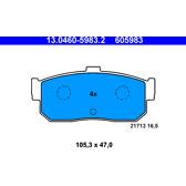Rear brake pad set ATE - 13.0460-5983.2