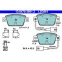 Rear brake pad set ATE - 13.0470-3861.2