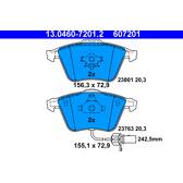 Remblokkenset voor ATE - 13.0460-7201.2