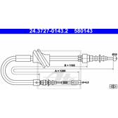 Seilzug, Feststellbremse ATE - 24.3727-0143.2