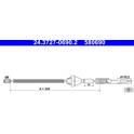 Seilzug, Feststellbremse ATE - 24.3727-0690.2