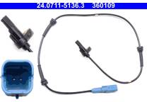 Sensor, rotações da roda