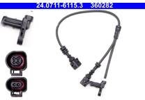 Sensor, rotações da roda