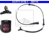 Sensor, wheel speed
