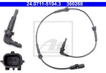 Sensor, wheel speed