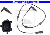 Sensor, wheel speed