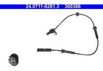 Sensor, wheel speed