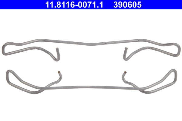 Spring, disc brake pad