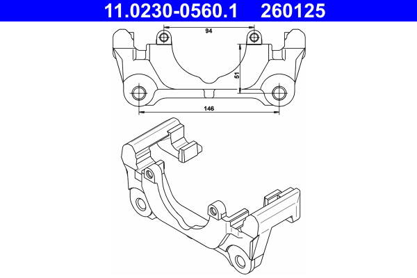 Bracket, brake caliper