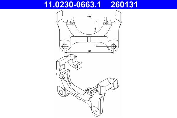 Bracket, brake caliper