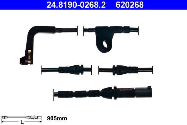 Warning Contact, brake pad wear