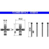 Tillbehörssats, skivbromsbelägg ATE - 13.0460-0014.2