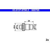 Toebehoren, parkeerremschoen ATE - 03.0137-9700.2