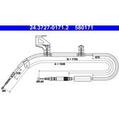 Trekkabel, parkeerrem ATE - 24.3727-0171.2