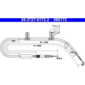 Trekkabel, parkeerrem ATE - 24.3727-0172.2