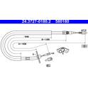 Trekkabel, parkeerrem ATE - 24.3727-0180.2