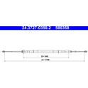 Trekkabel, parkeerrem ATE - 24.3727-0358.2
