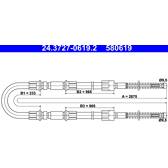 Trekkabel, parkeerrem ATE - 24.3727-0619.2